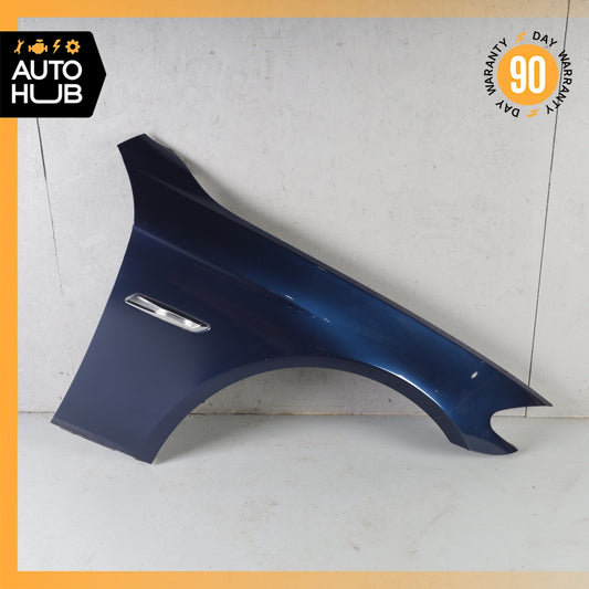 11-16 BMW F10 550i 535i Front Right Passenger Side Fender Blue OEM - photo 1