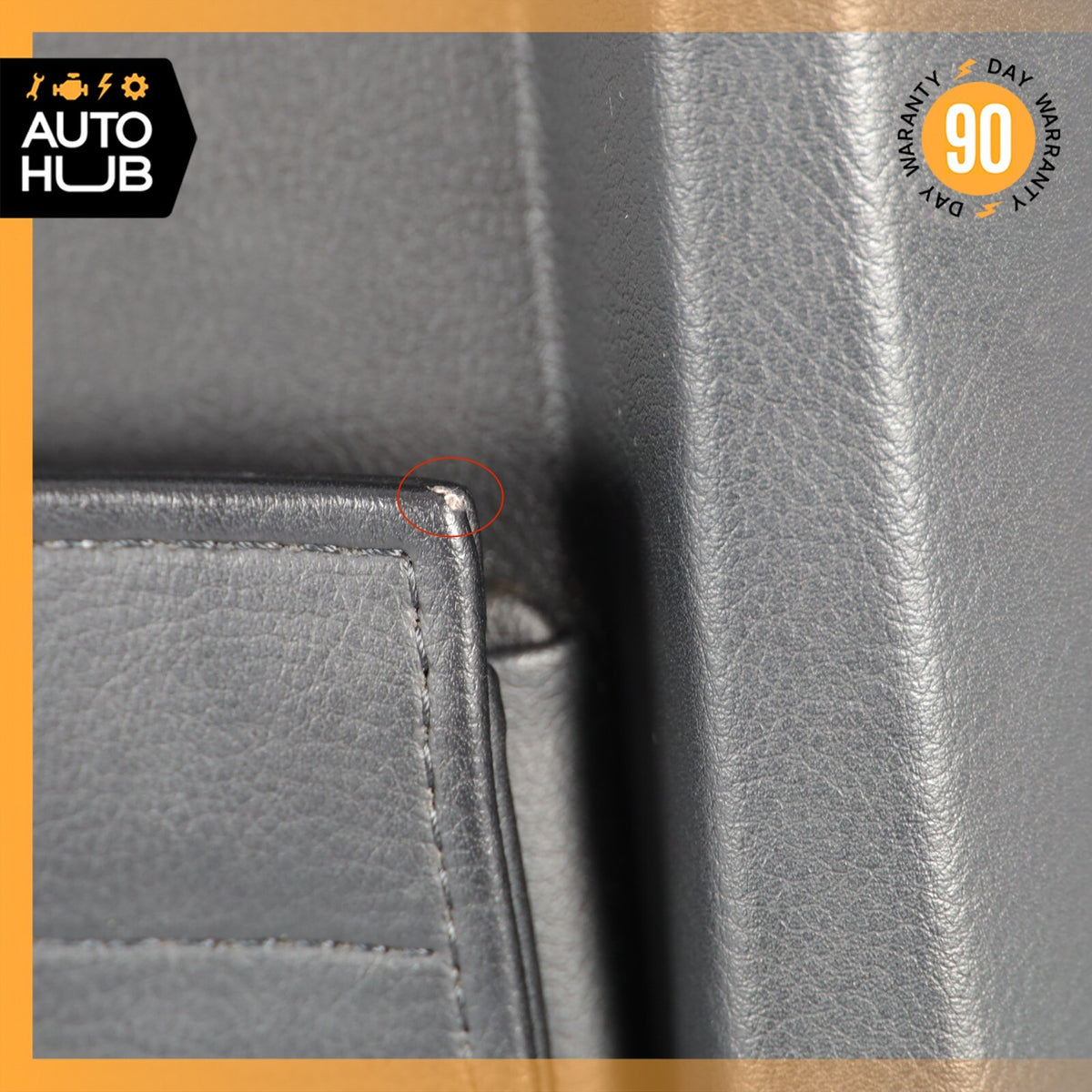 03-08 Maserati Quattroporte Back Panel Seat Cover Front Left or Right Side OEM - photo 7