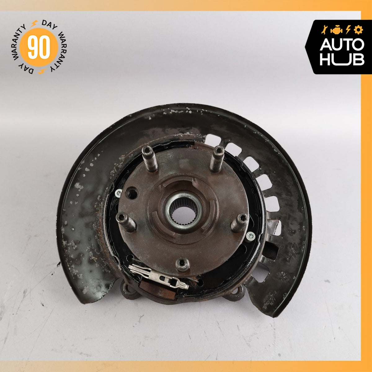 Porsche Cayenne 955 Rear Right Side Spindle Knuckle Hub w/ Shield OEM - photo 2