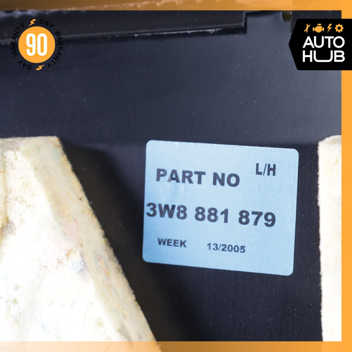 03-10 Bentley Continental GT Front Left Side Top Upper Seat Cushion OEM - photo 20