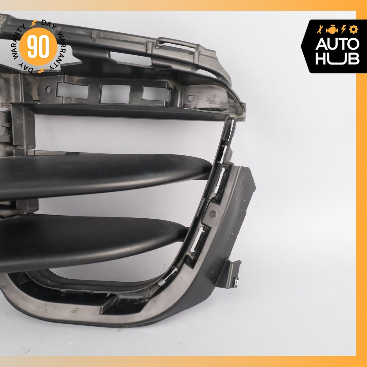 15-18 Porsche Macan 95B Base Front Left Side Bumper Mesh Grille Black OEM - photo 4