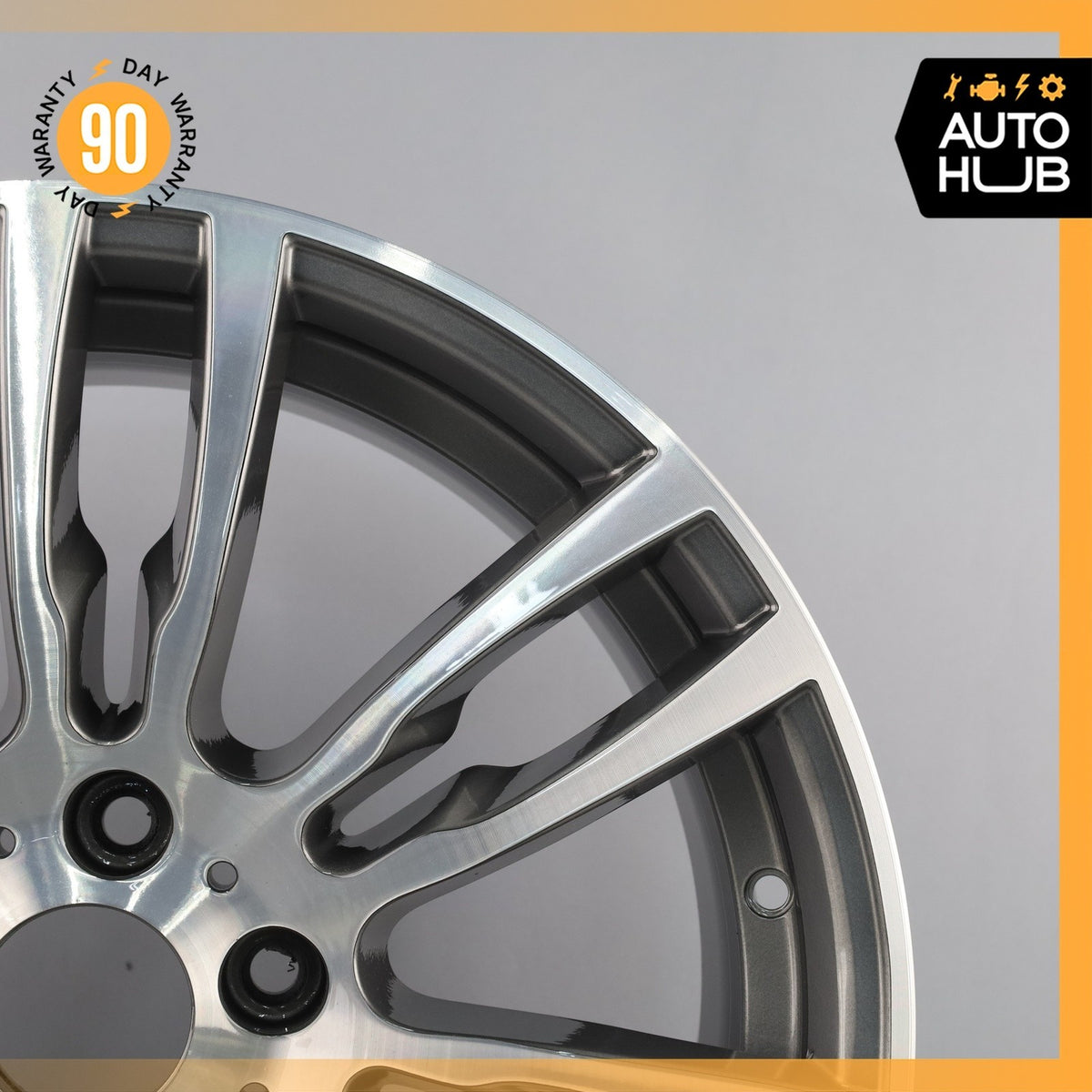 BMW F30 330e 335i 440i 435i 8 x 19 19" Style 403 Wheel Rim Polished Gray OEM - photo 4
