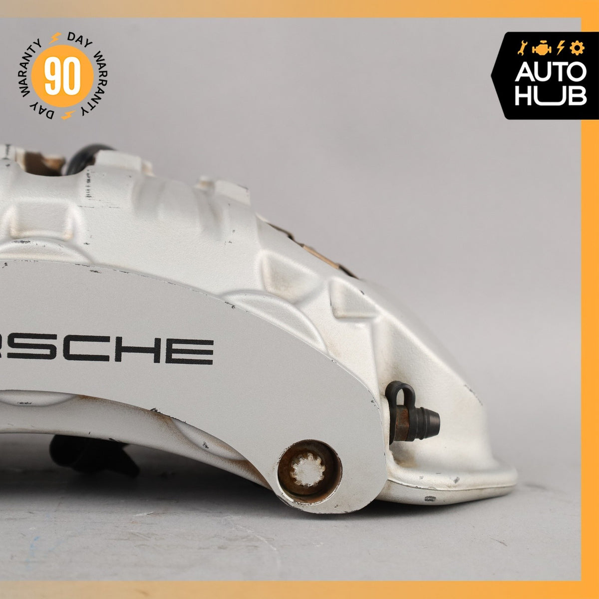 10-23 Porsche Macan Cayenne Panamera Front Brake Calipers Set 7PP615123 OEM - photo 16