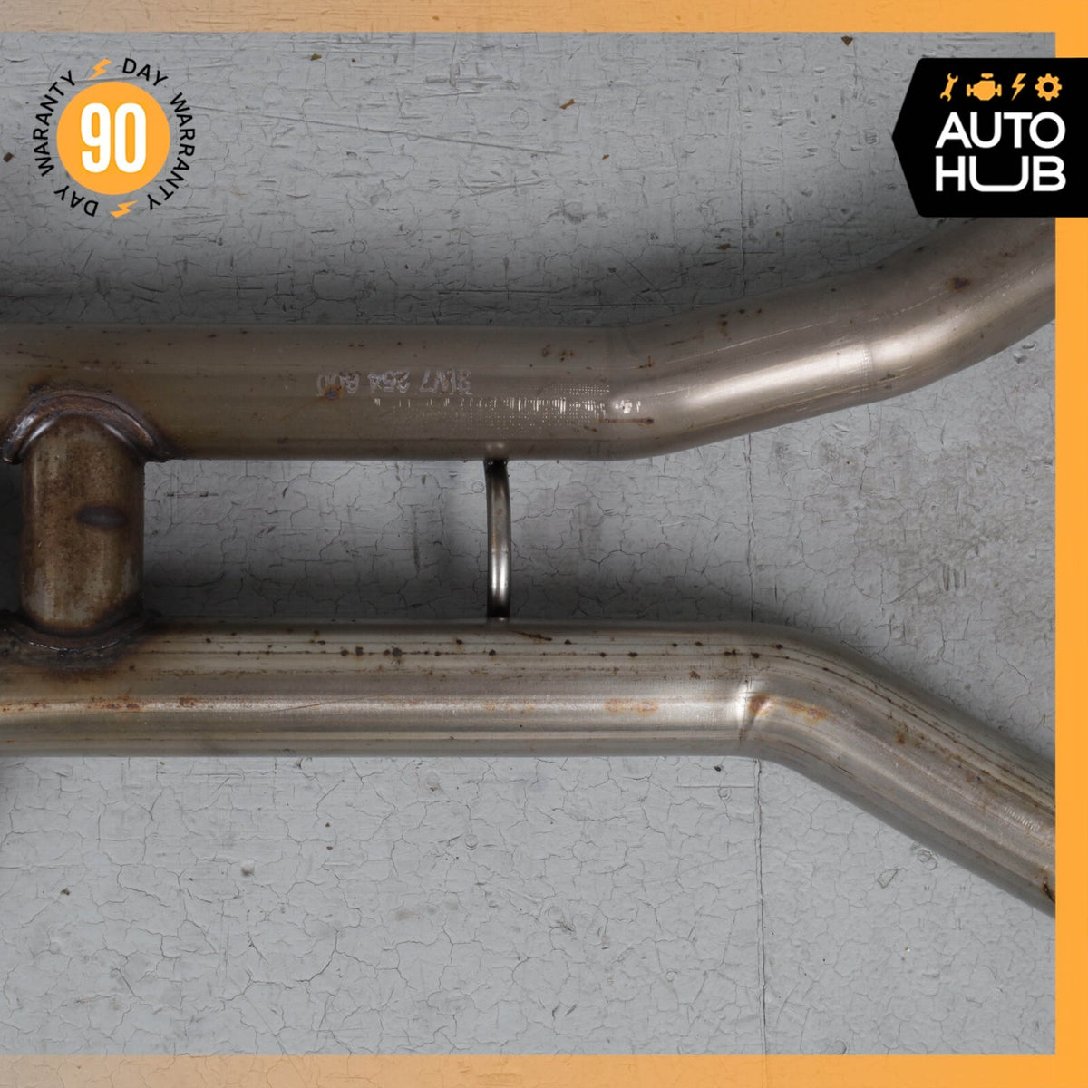 Bentley Continental GT 6.0L Middle Exhaust Downpipe Left & Right Side OEM - photo 9