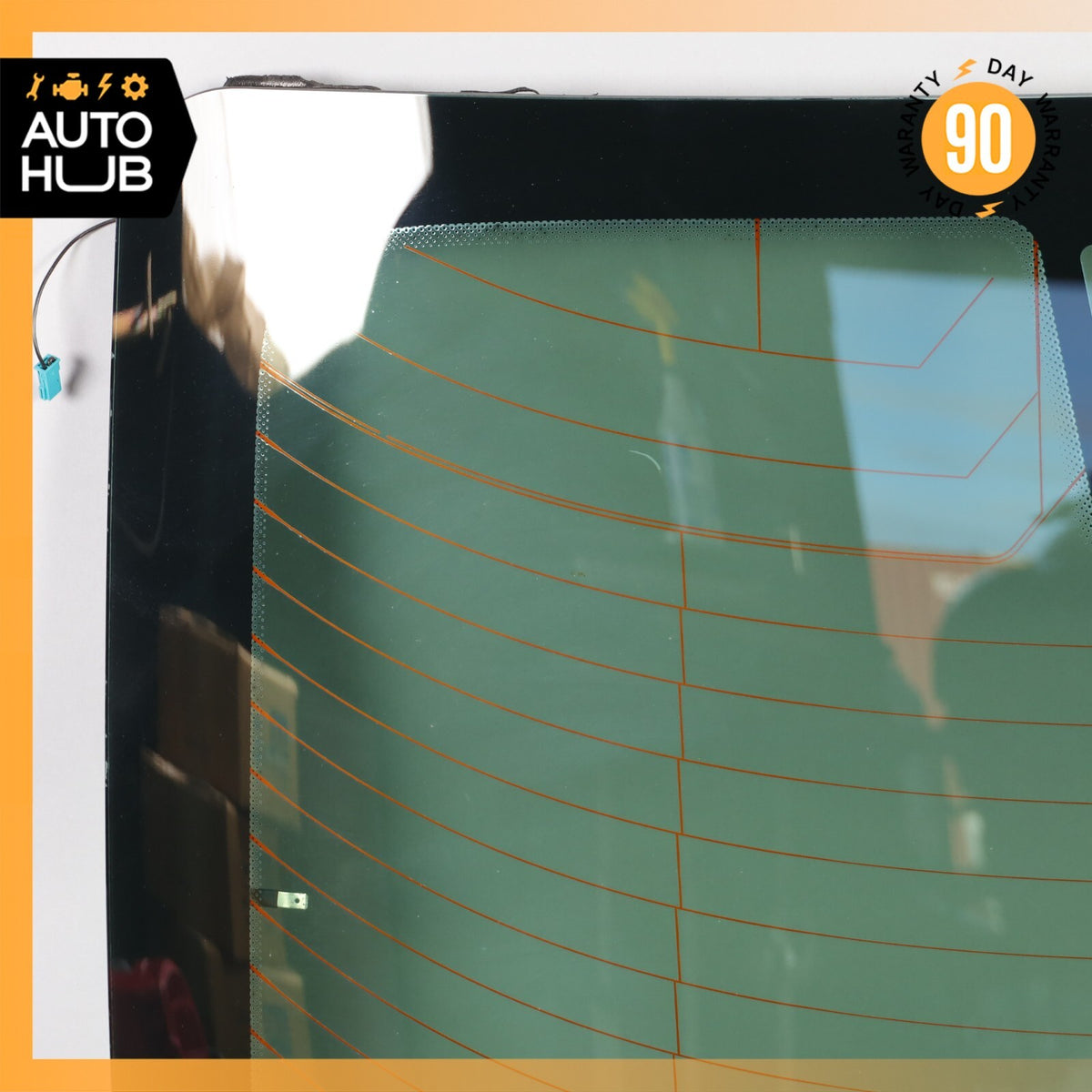 08-18 Maserati GranTurismo M145 Rear Windshield Wind Shield Back Glass OEM 88k - photo 2