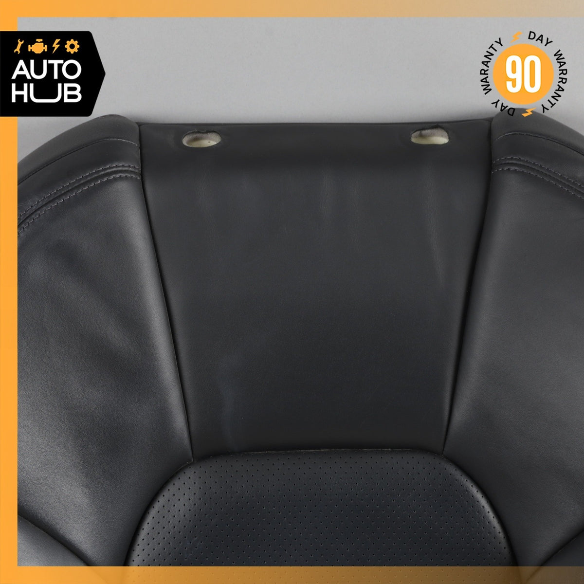 15-18 Porsche Macan 95B Front Left Side Seat Upper Cushion Leather Black OEM - photo 4