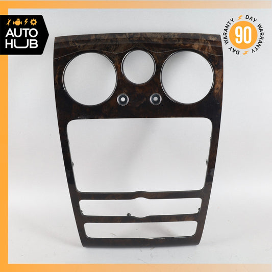03-13 Bentley Continental GTC GT Center Dashboard Instrument Panel Wood OEM - photo 1