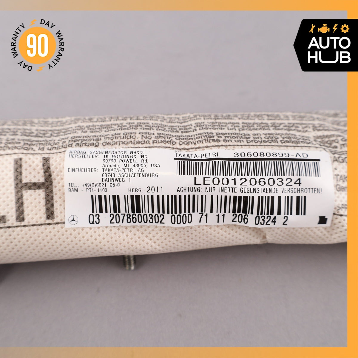 Mercedes W207 E350 E550 C250 Front Left Driver Side Seat Airbag Air Bag OEM - photo 9
