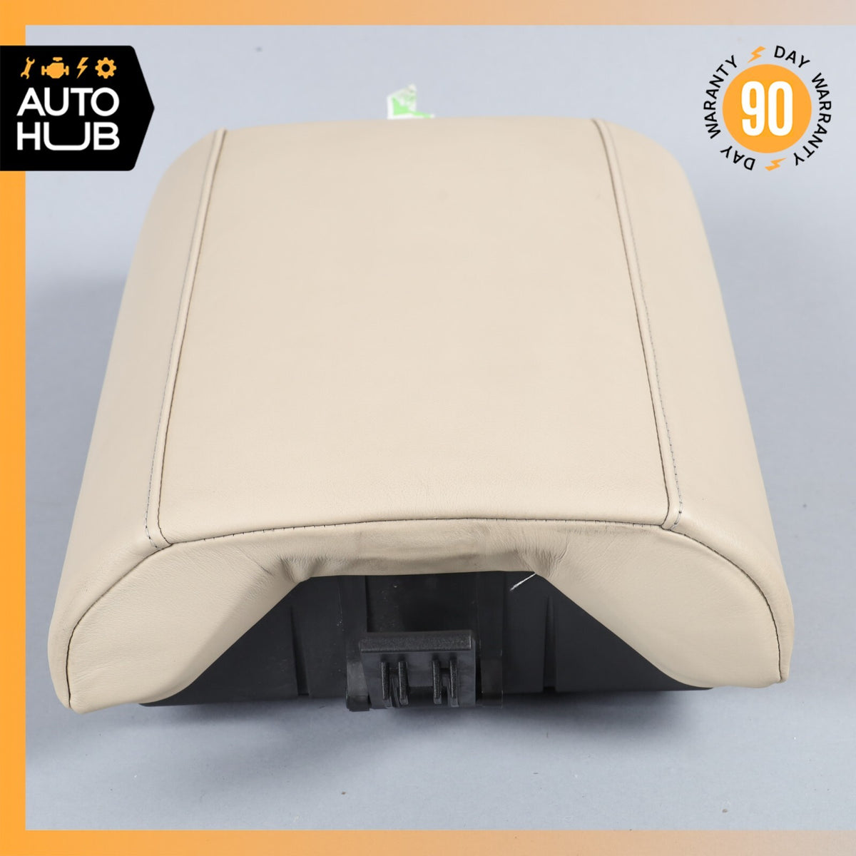 04-10 BMW E64 650i Rear Center Console Seat Armrest Beige OEM - photo 14