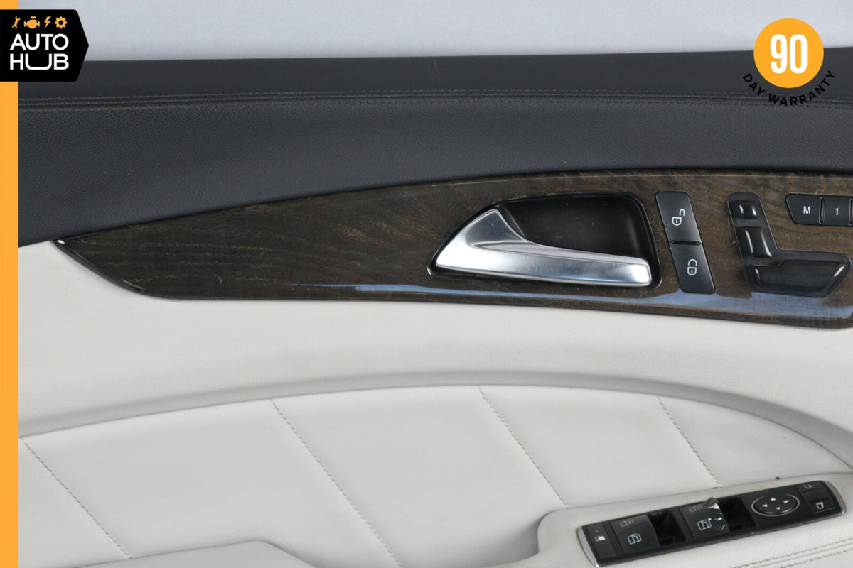 12-14 Mercedes W218 CLS550 Front Left Driver Side Interior Door Panel Gray OEM - photo 3