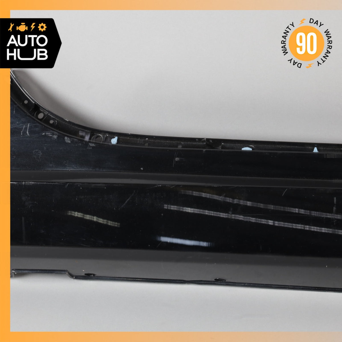 07-15 Jaguar X150 XKR XK Right Side Skirt Rocker Panel Black 6W8310154A OEM - photo 5