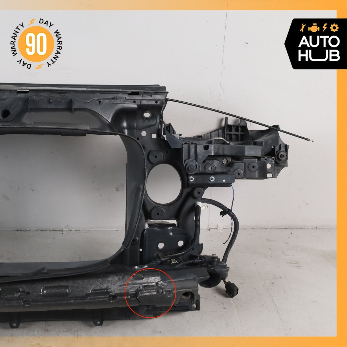 03-06 Porsche Cayenne 955 Turbo Front Radiator Support Bracket OEM - photo 3