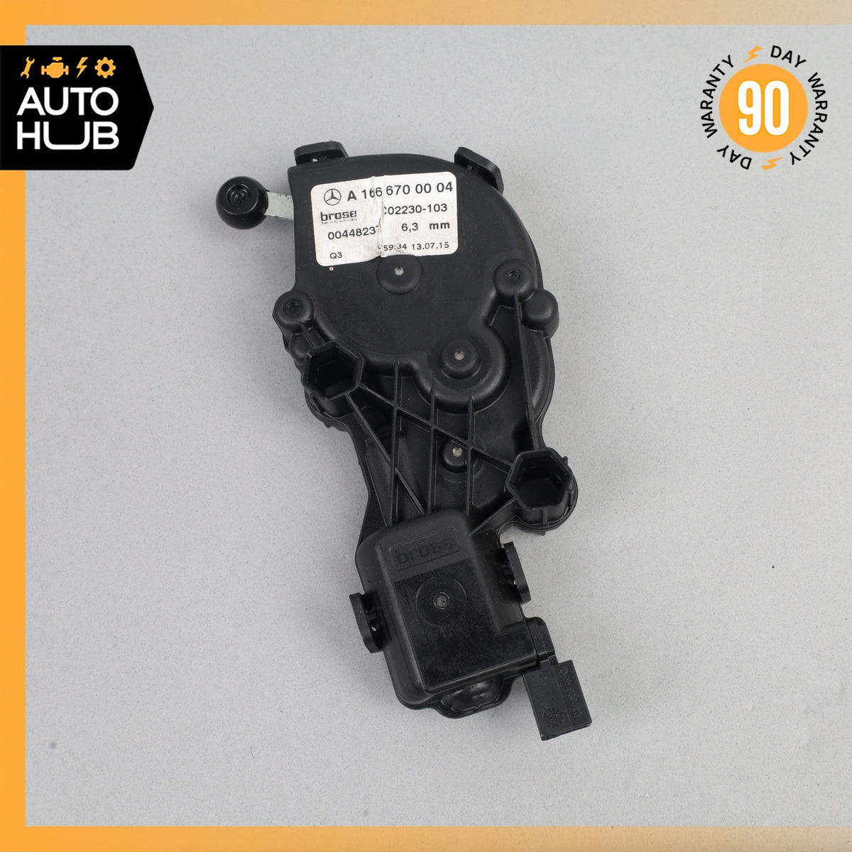13-16 Mercedes X166 GL350 GL450 Rear Left Quarter Window Regulator Motor OEM - photo 2