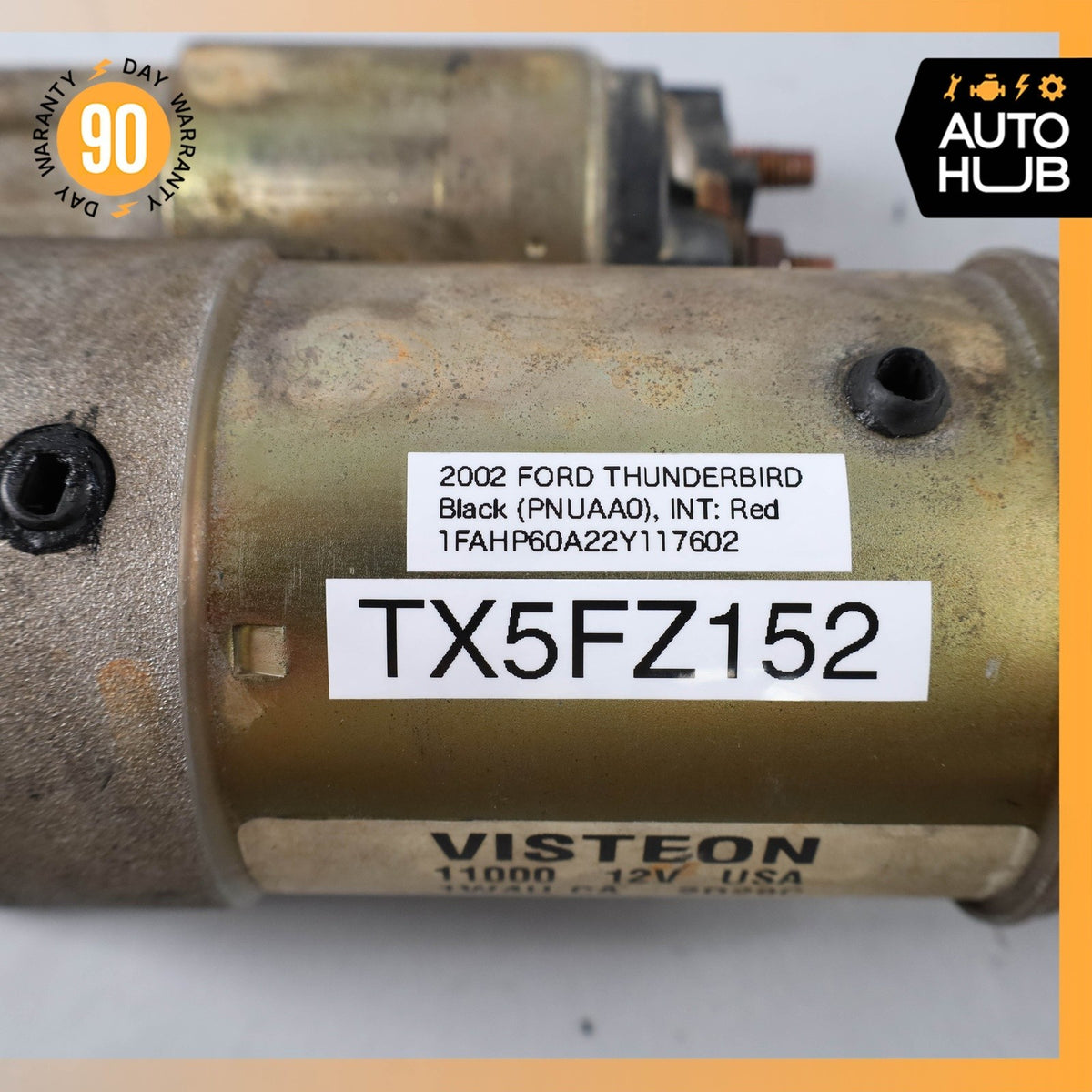 2002 Ford Thunderbird 3.9L V8 Engine Motor Starter 6W4Z11002ARM OEM - photo 10