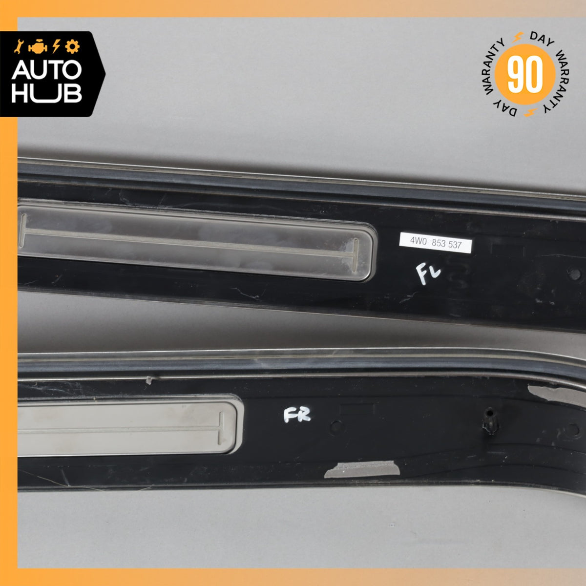 14-18 Bentley Flying Spur Front & Rear Side Door Step Sill Set OEM 40k - photo 15