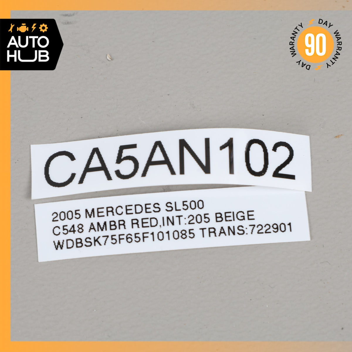 05-08 Mercedes R230 SL500 SL55 AMG Seat Occupancy Sensor Mat SRS 2308215151 OEM - photo 14