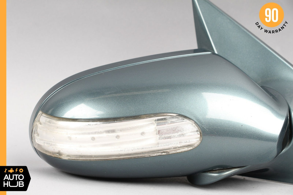 04-08 Mercedes R230 SL500 SL600 Side Rear View Door Mirror Right Blue OEM - photo 7