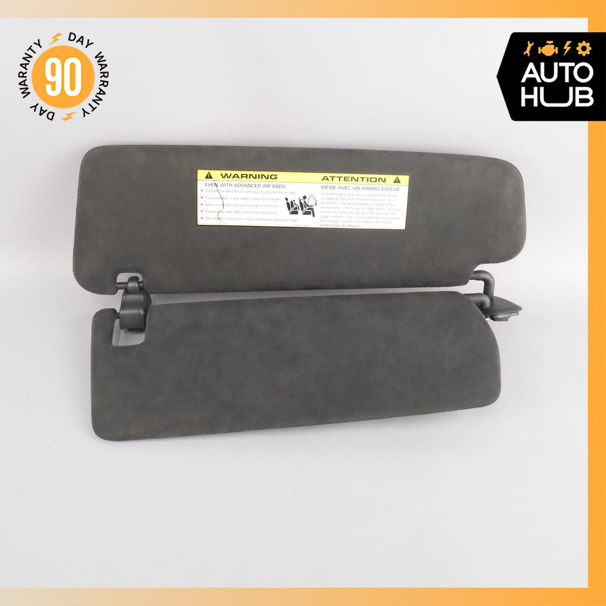 11-14 Porsche Cayenne 958 GTS Sun Visor Sunvisor Right Side Suede OEM - photo 3