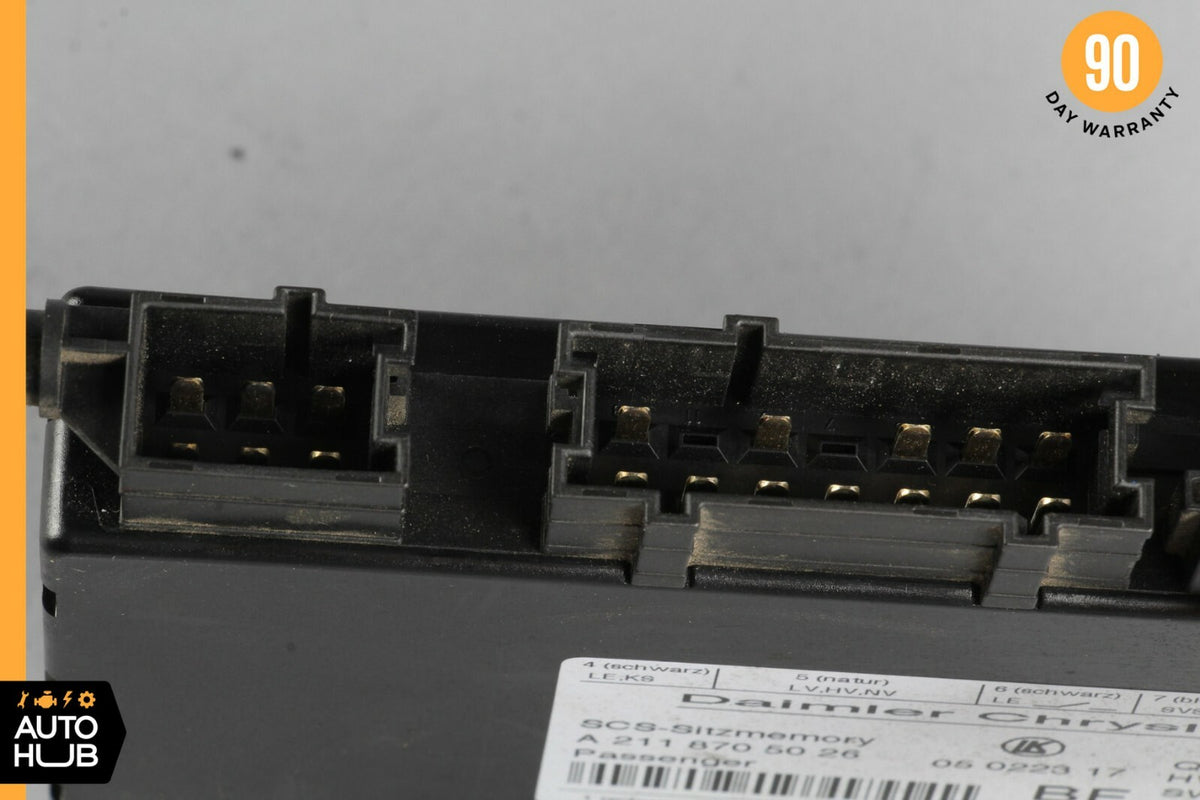03-11 Mercedes W211 E500 CLS550 Front Right Side Under Seat Control Module OEM - photo 3