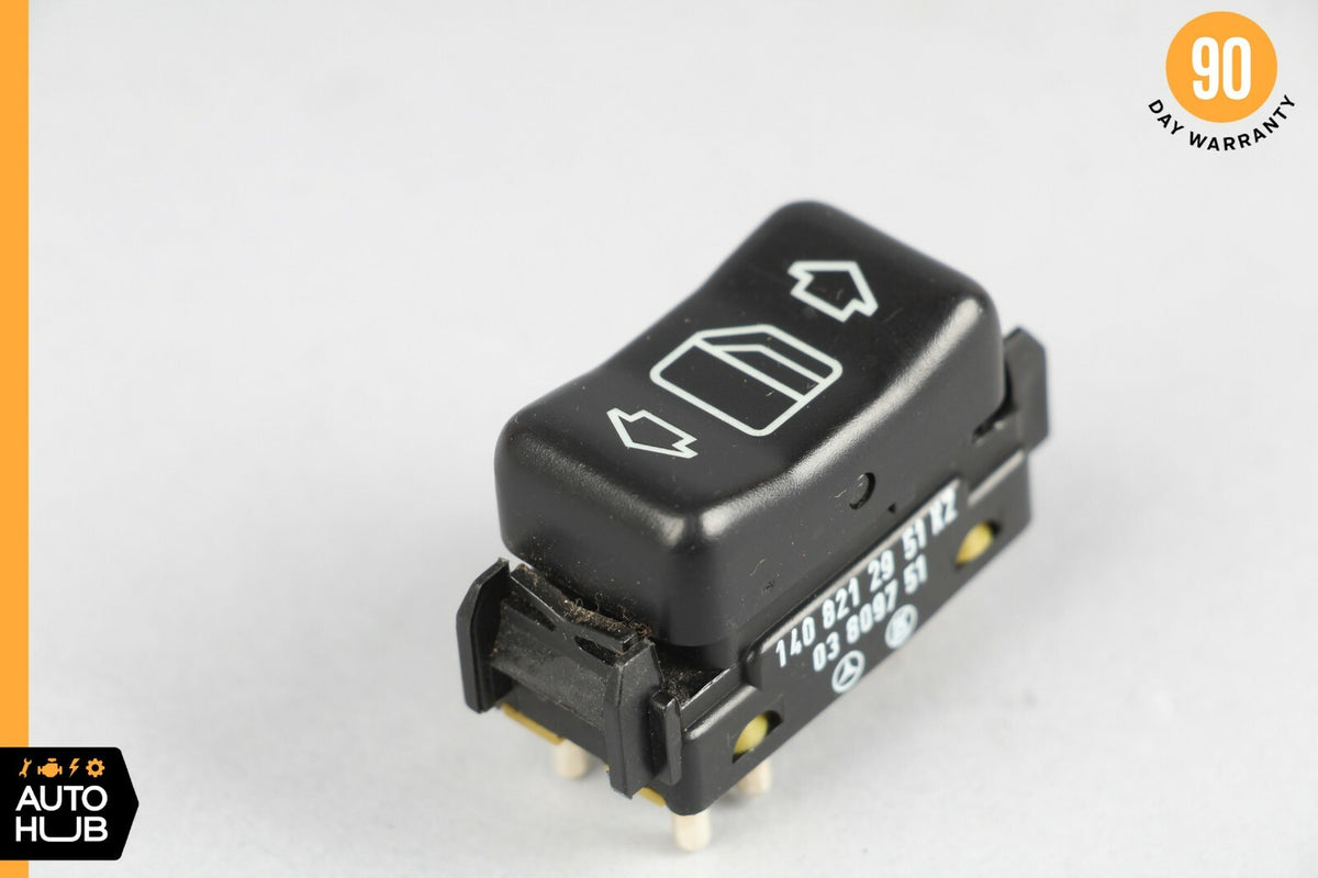 92-99 Mercedes W140 CL600 S420 S500 Rear Window Regulator Control Switch Button - photo 1
