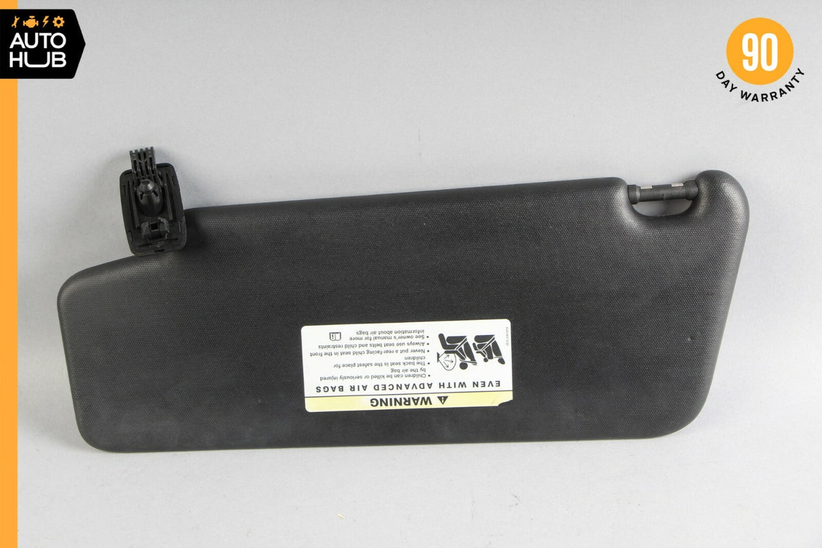 08-14 Mercedes W204 C300 C250 C350 Right Side Sunvisor Sun Visor Black OEM - photo 2