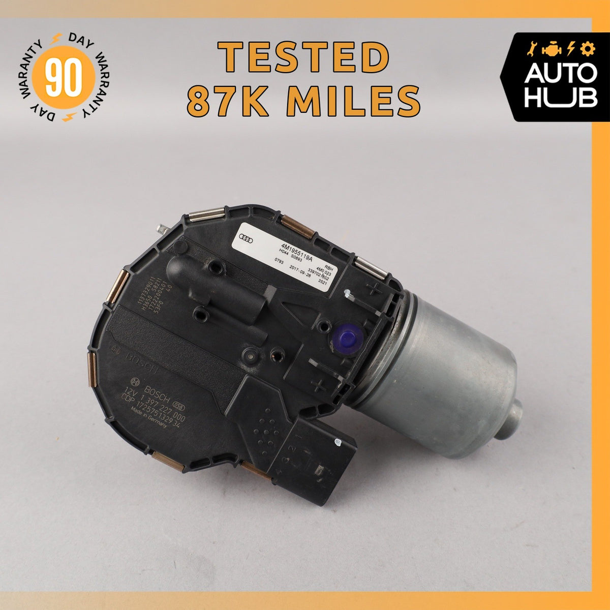 Audi 4M Q7 Windshield Wiper Motor 4M1955023B OEM 87k - photo 1