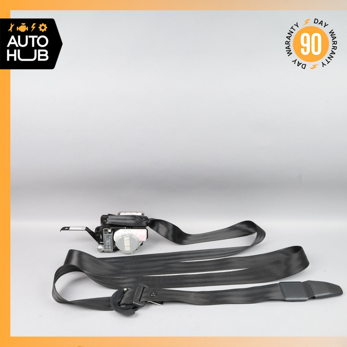 11-18 Porsche Cayenne 958 Hybrid S Front Left Driver Side Seat Belt Black OEM - photo 9