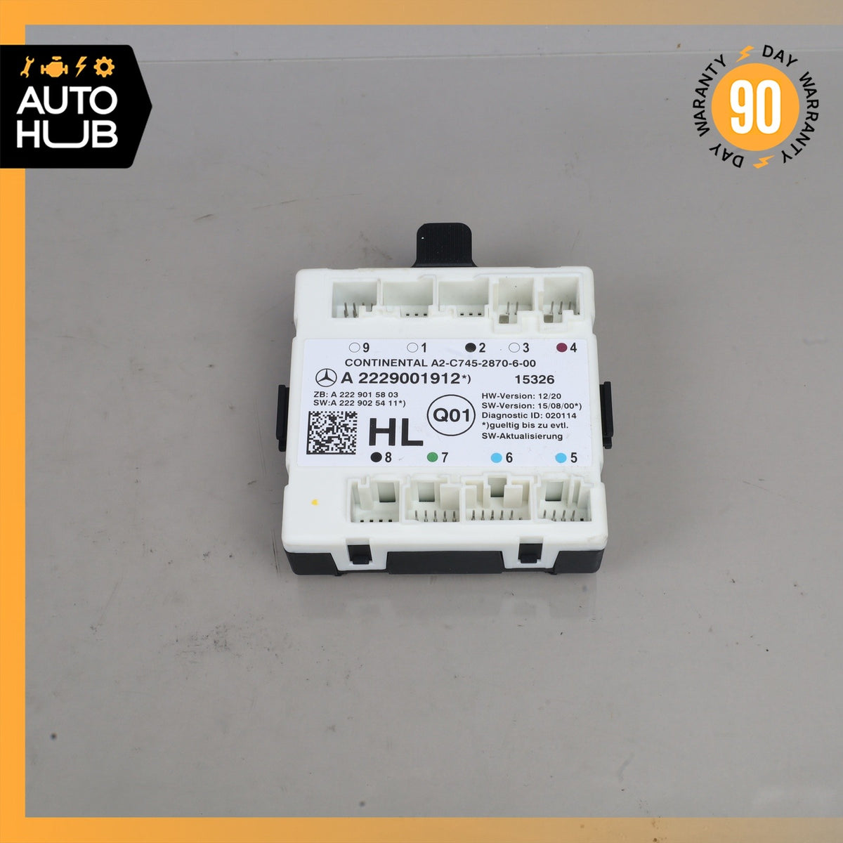 Mercedes W205 C63 AMG C350e Rear Left Driver Side Door Control Module OEM - photo 3