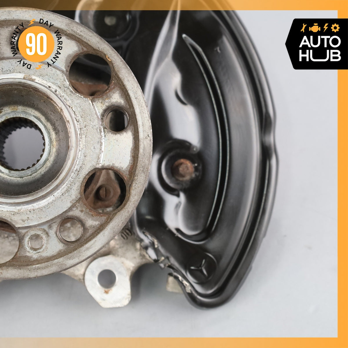 17-20 Mercedes W213 E300 E350 Rear Left Side Spindle Knuckle Hub OEM - photo 6