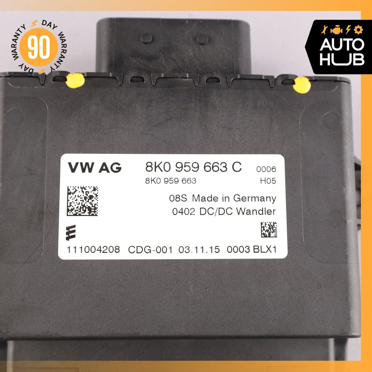 Audi D4 A8L Voltage Stabilizer Control Module 8K0959663C OEM - photo 9