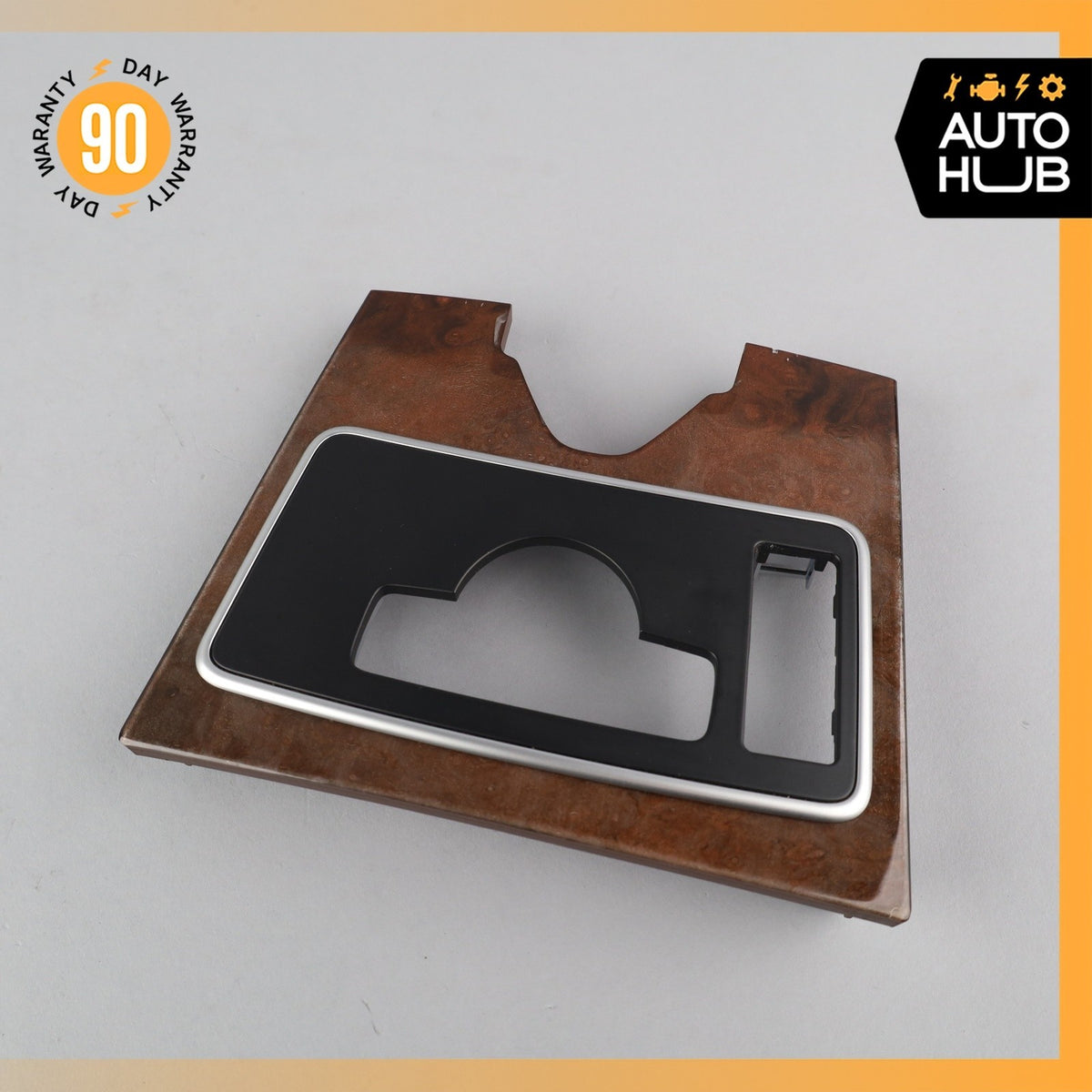 10-13 Mercedes W212 E350 E400 E550 Center Console Switch Trim Bezel Wood OEM - photo 2