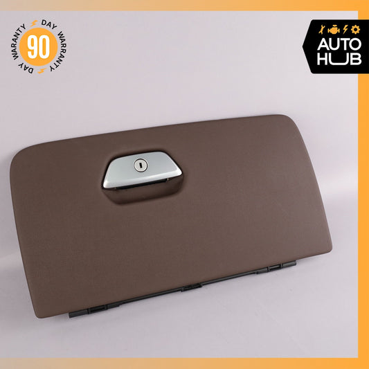 16-22 BMW G12 740Li Dash Dashboard Glovebox Glove Box Lid Cover Panel Brown OEM - photo 1