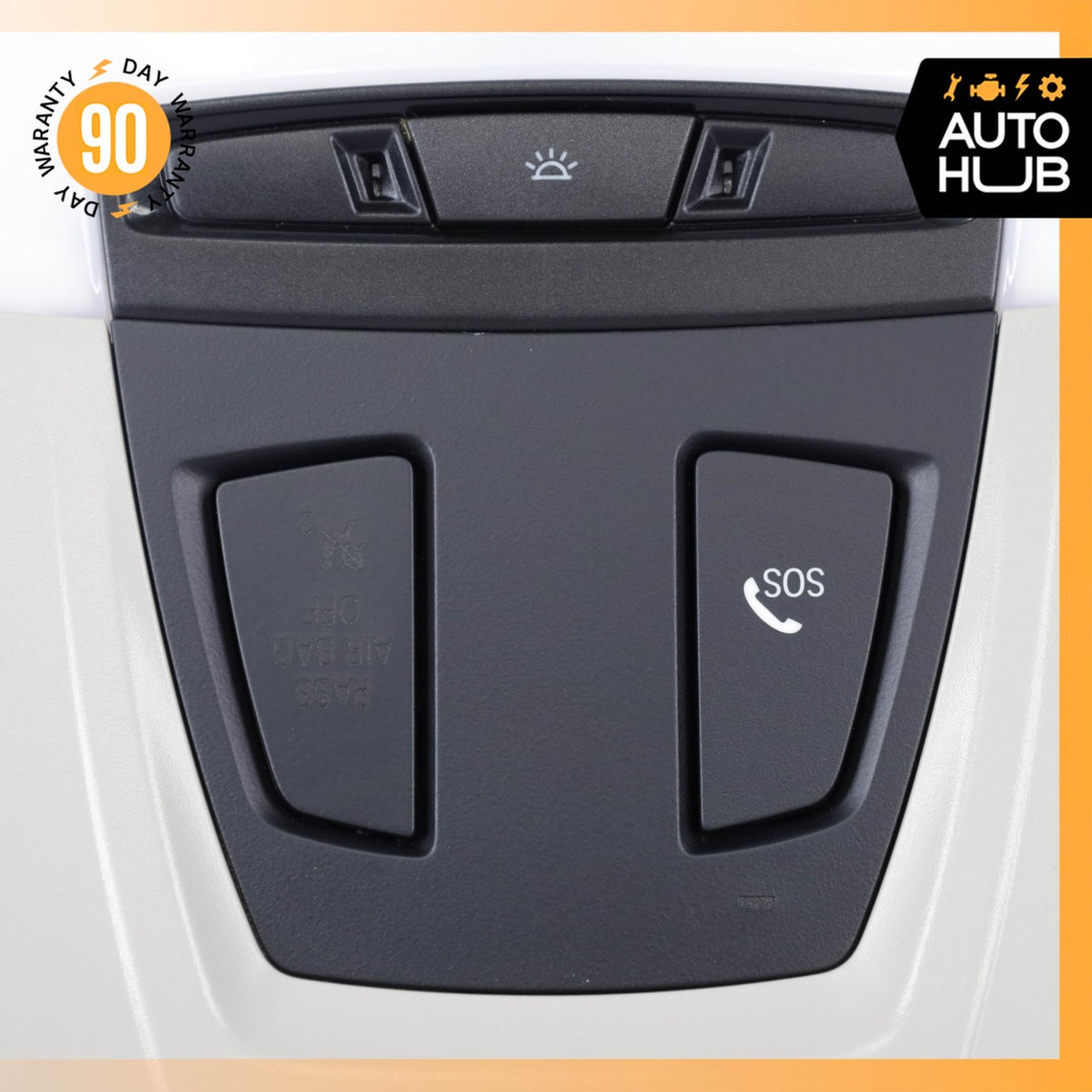 BMW i3 I01 Hybrid Front Overhead Dome Light Switch Panel Gray 61316820169 OEM - photo 6