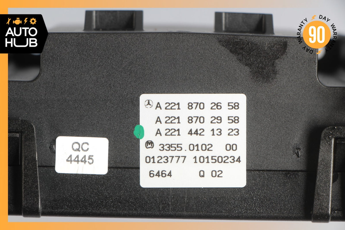 07-14 Mercedes W221 S600 S400 CL550 A/C AC Heater Climate Control Switch OEM - photo 10