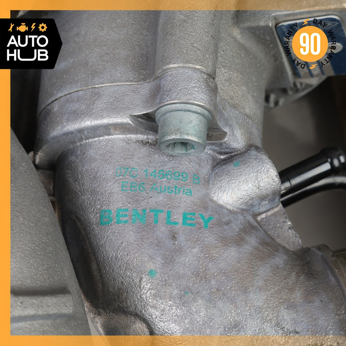 03-08 Bentley Continental GT GTC 6.0L W12 Turbocharger Turbo Right Side OEM 87k - photo 11