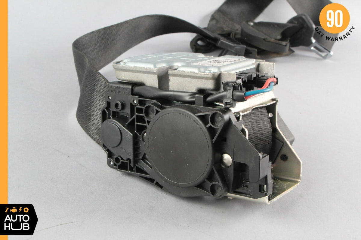07-09 Mercedes W211 E350 E550 E63 Front Left Driver Side Seat Belt Black OEM - photo 4