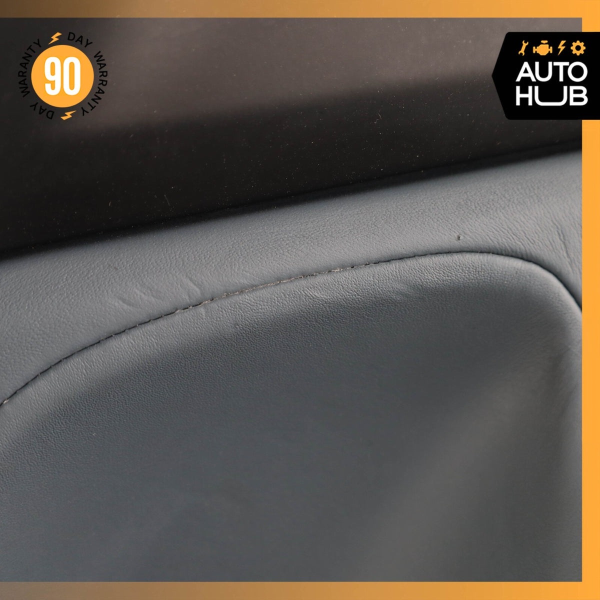 Porsche Cayenne 958 Turbo Rear Left Side Interior Door Panel Leather Blue OEM - photo 12