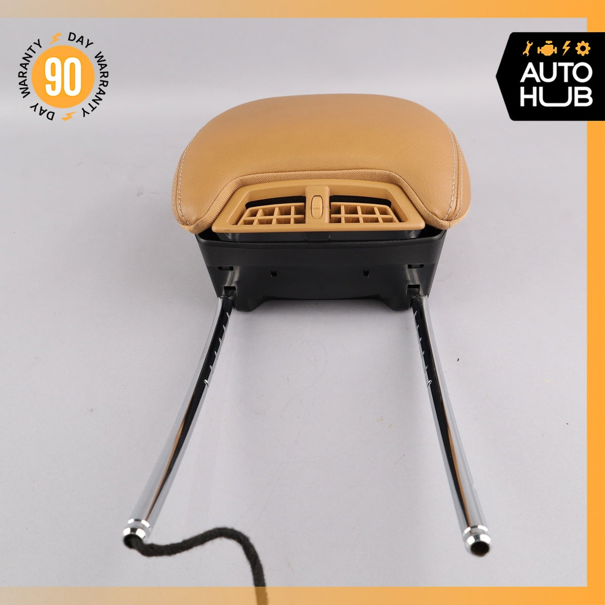 11-13 Mercedes W207 E350 Front Seat Cushion Headrest Head Rest Brown OEM - photo 11