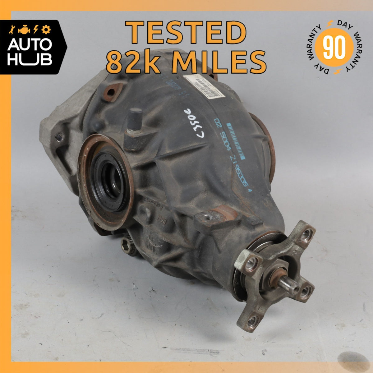 16-18 Mercedes W205 C350e Rear Differential Diff Axle Carrier 3.06 OEM 82k - photo 1