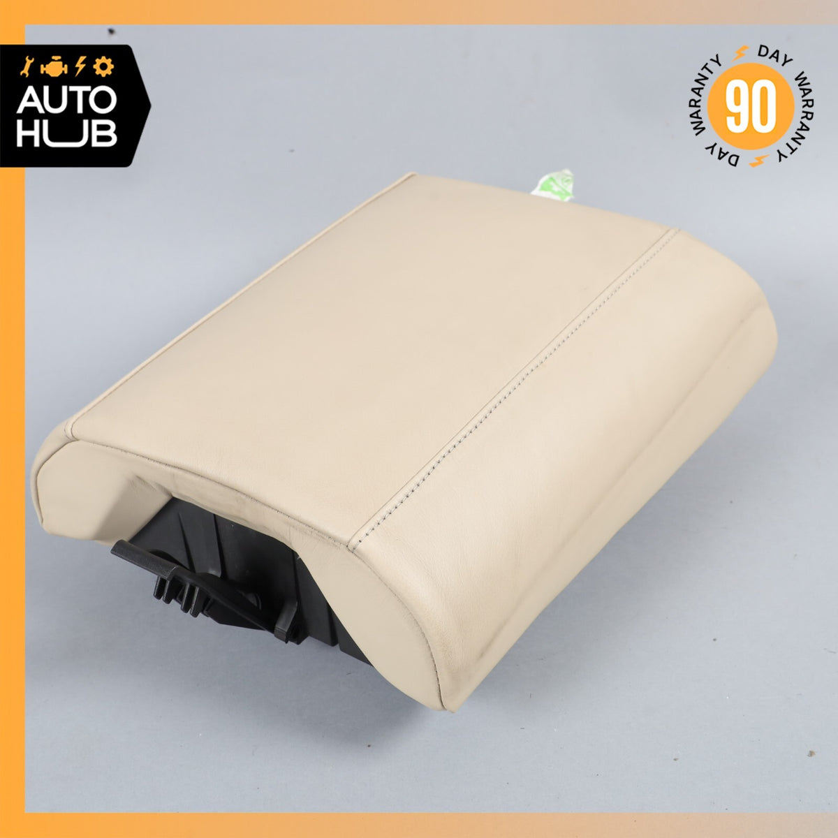 04-10 BMW E64 650i Rear Center Console Seat Armrest Beige OEM - photo 15