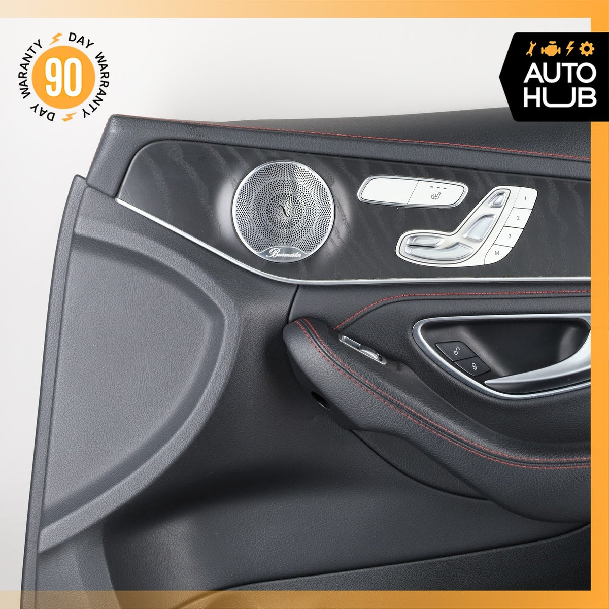15-21 Mercedes W205 C43 AMG C350e Front Right Side Interior Door Panel OEM - photo 2
