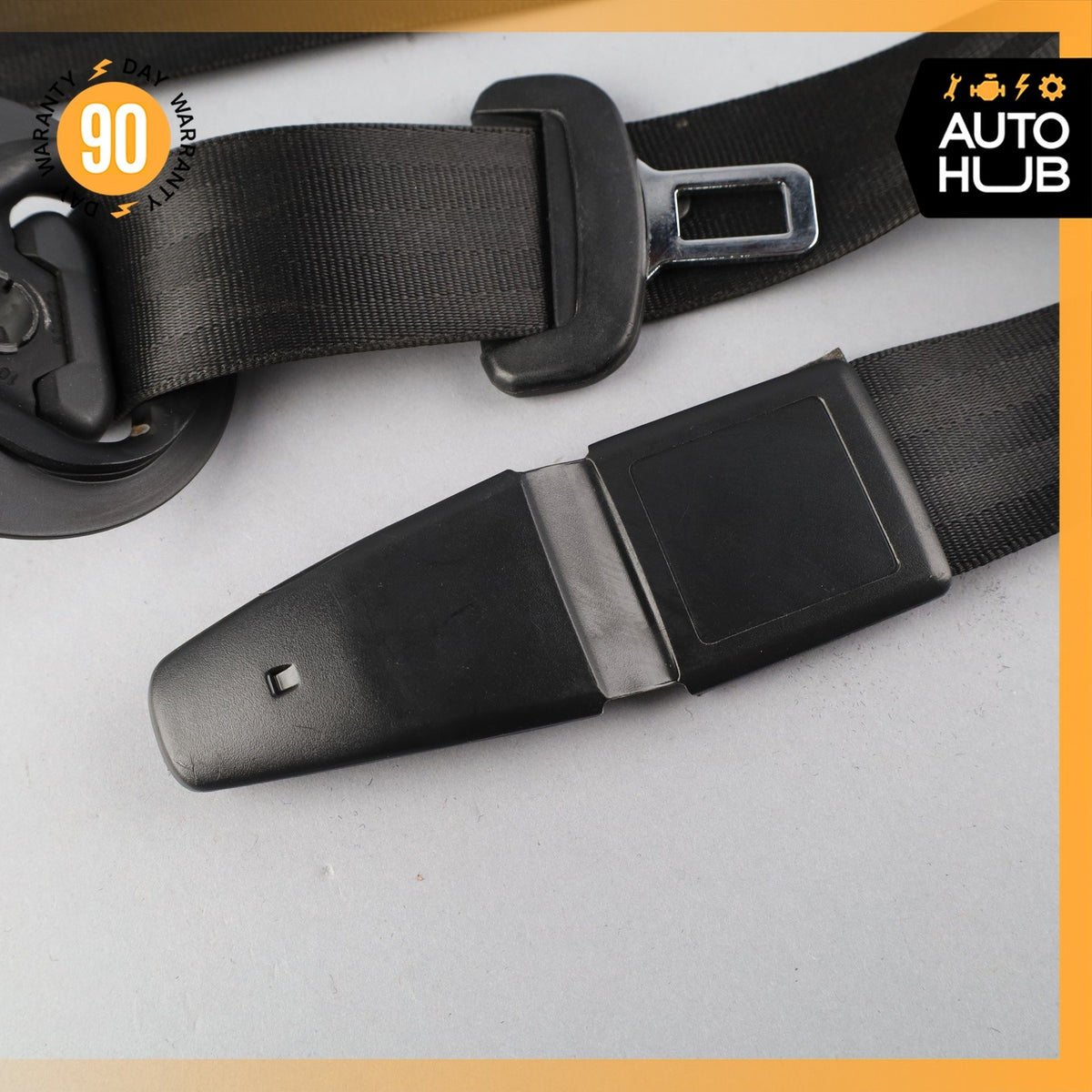 11-18 Porsche Cayenne 958 Front Right Passenger Side Seat Belt Black OEM - photo 8