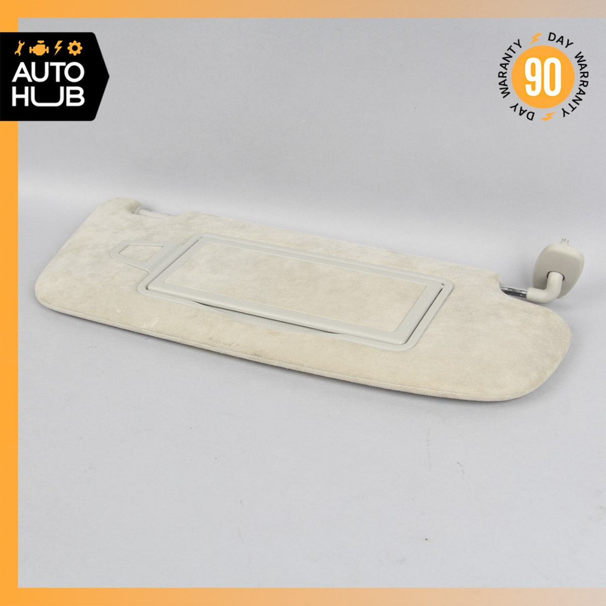 Mercedes W221 S600 CL550 Right Side Sun Visor Shade Sunvisor Gray Suede OEM - photo 2