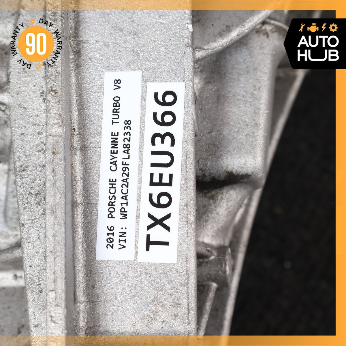 15-18 Porsche Cayenne 958 Turbo Front Differential Axle Carrier Diff OEM - photo 21