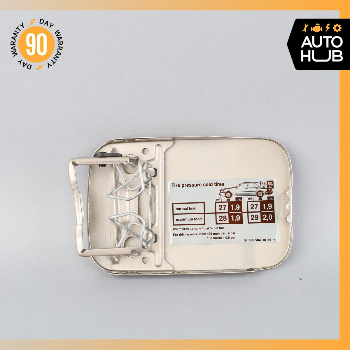 95-99 Mercedes W140 CL600 CL500 S500 Fuel Gas Tank Lid Door OEM - photo 5