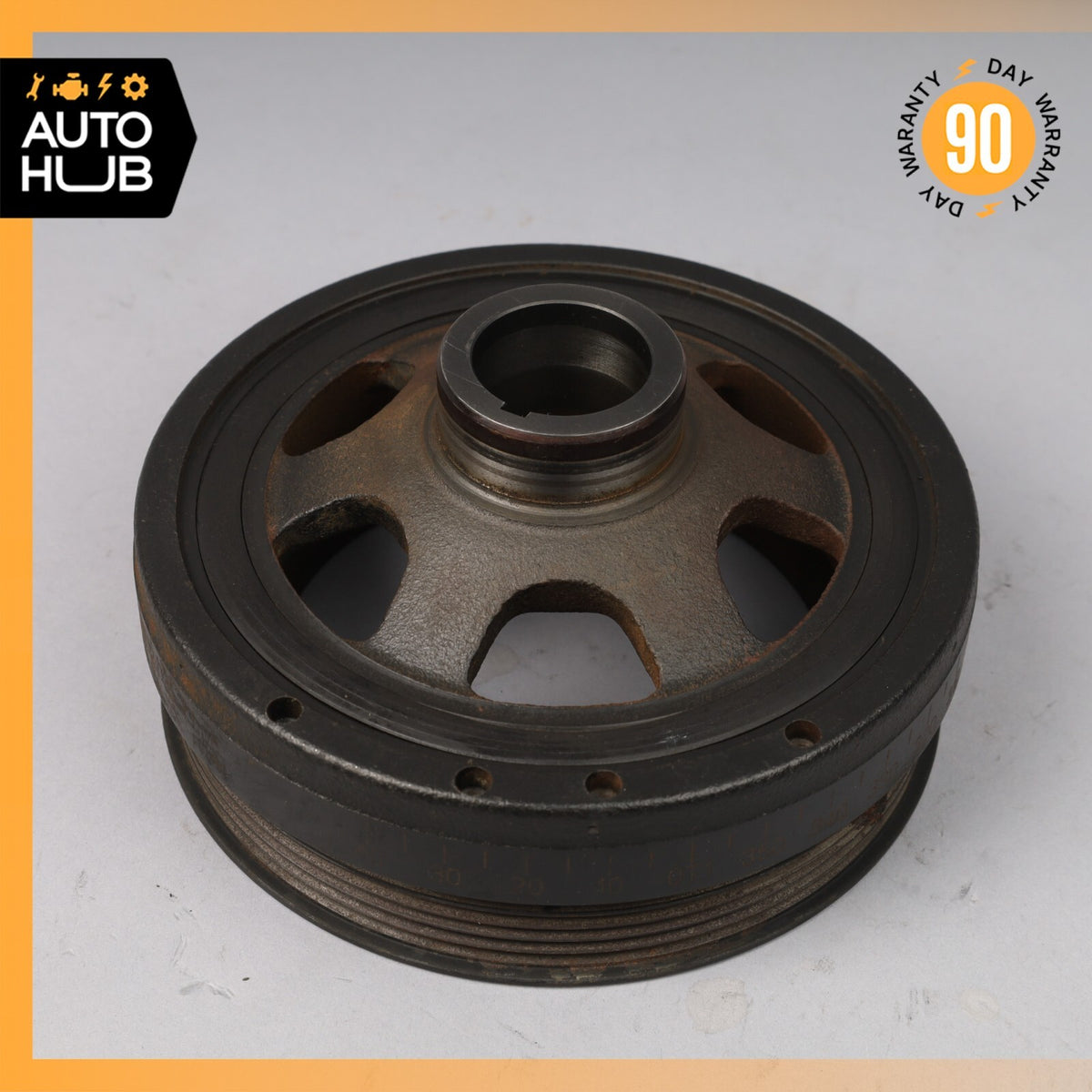 98-07 Mercedes R129 SL500 E430 Engine Motor Crankshaft Pulley Vibration Damper - photo 1
