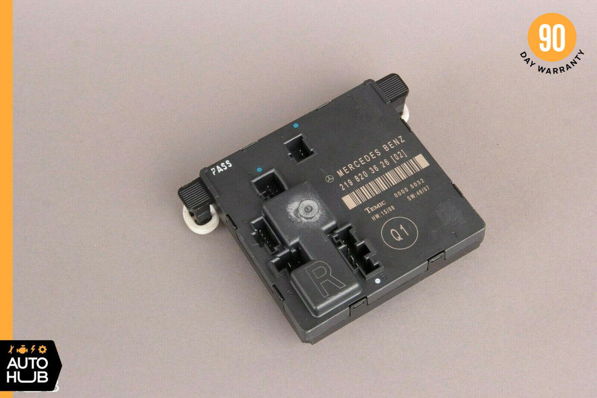 06-11 Mercedes W219 CLS500 CLS550 Rear Right Door Control Module 2198203626 OEM - photo 1