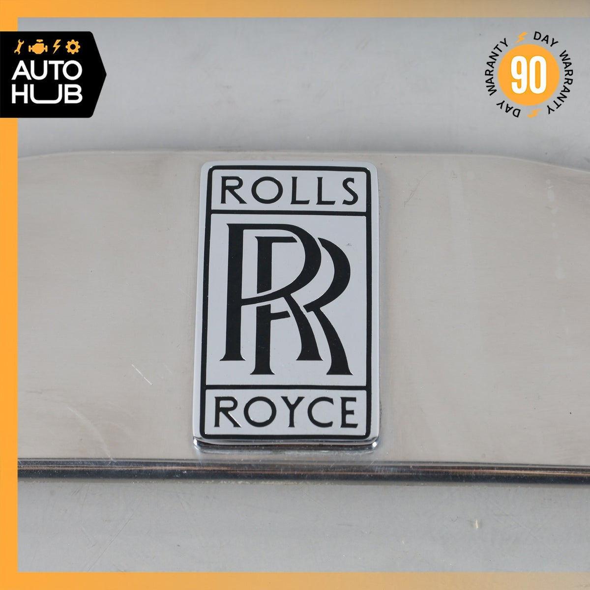 81-85 Rolls Royce Silver Spirit Radiator Hood Center Grill Upper Cover OEM - photo 2