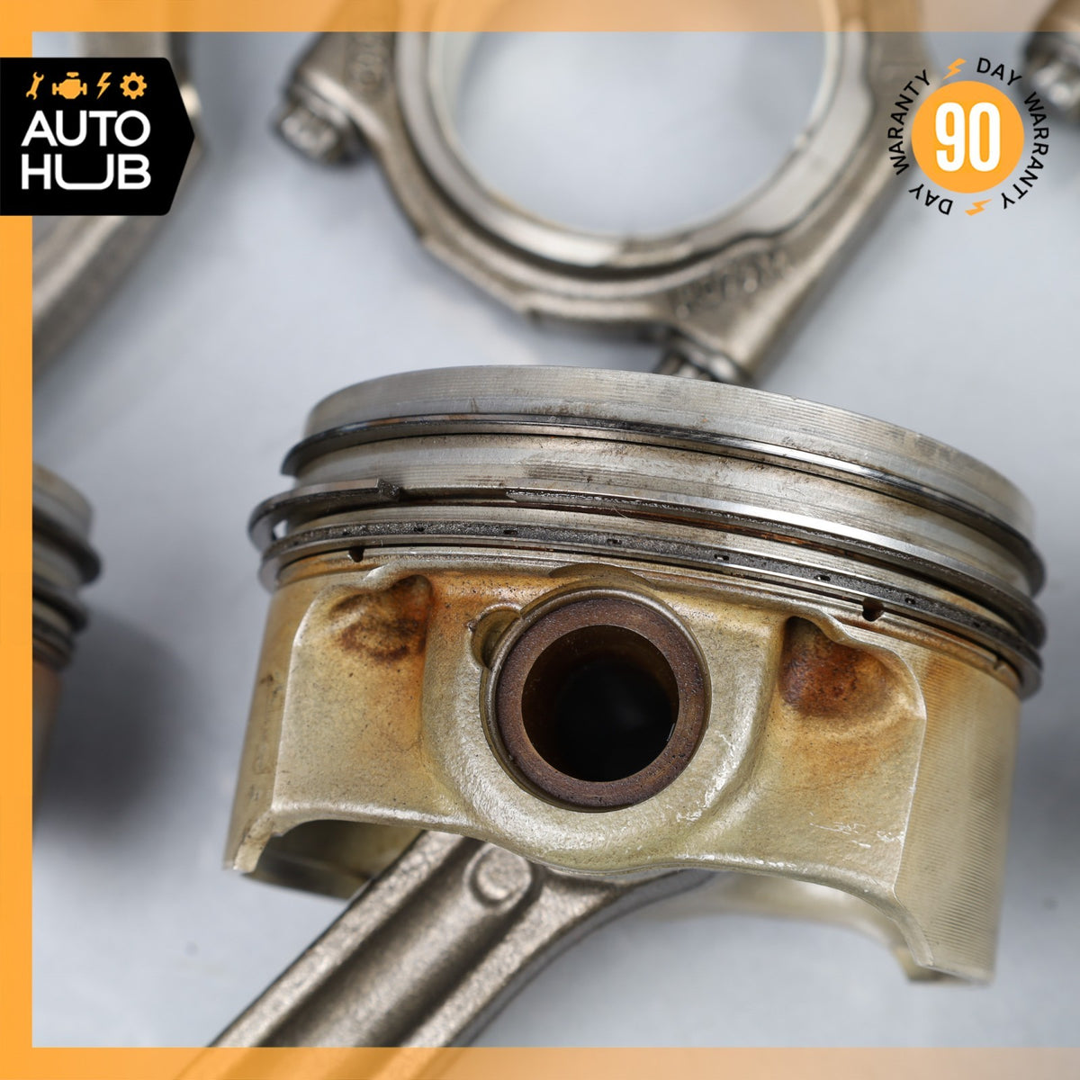 13-14 Audi S8 / Bentley GT 4.0L Engine Piston Connecting Rod Set 079107066EA OEM - photo 9