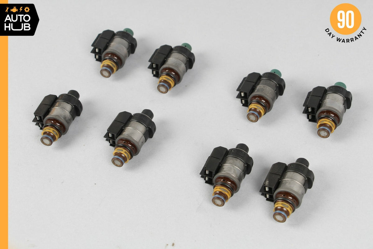 Mercedes S350 CL550 722.9 Transmission Solenoid Valve Blue & Black Caps Set of 8 - photo 6